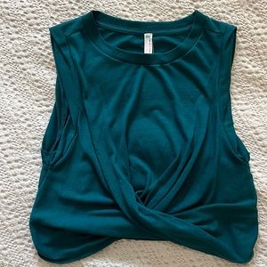 Xs Free People Movement cropped knit top